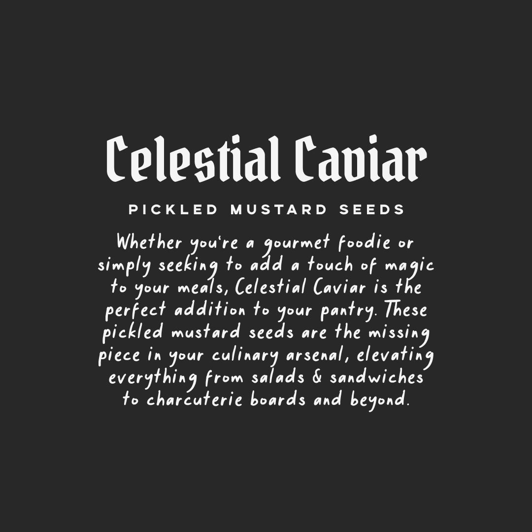 Celestial Caviar - Pickled Mustard Seeds