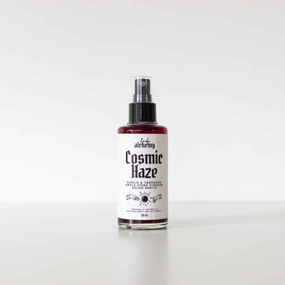 Bottle of Cosmic Haze Garlic & Tarragon Apple Cider Vinegar Salad Spritz