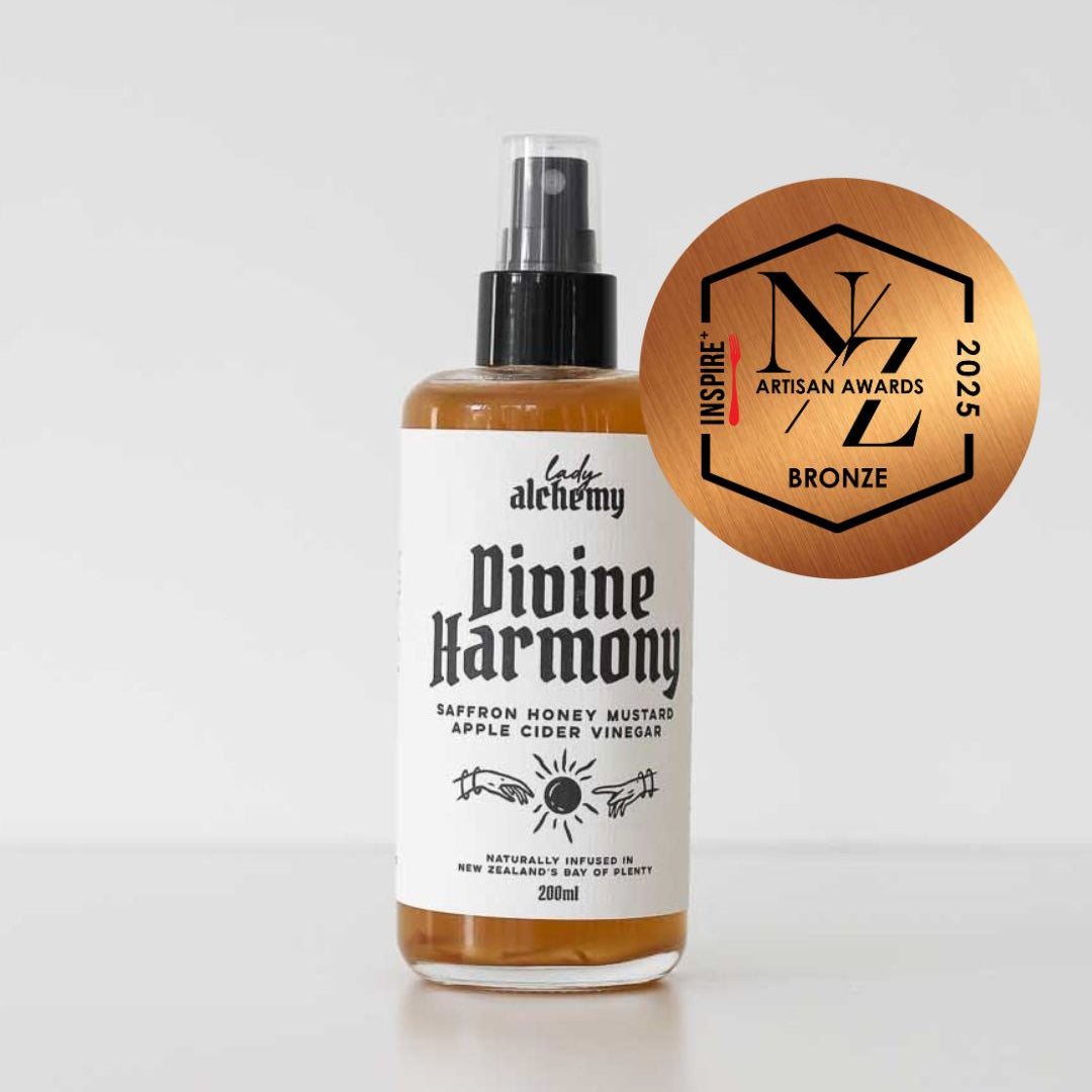 Divine Harmony - Saffron Honey Mustard ACV Salad Spritz