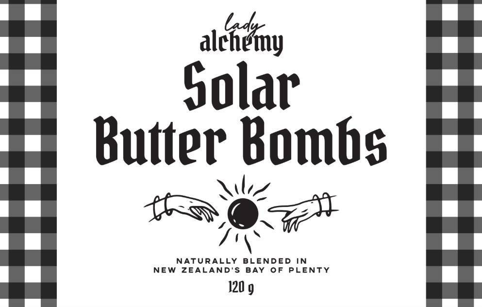 *Solar Butter Bombs - Basil & Tomato, Chook Skin & Sage & Honey Mustard