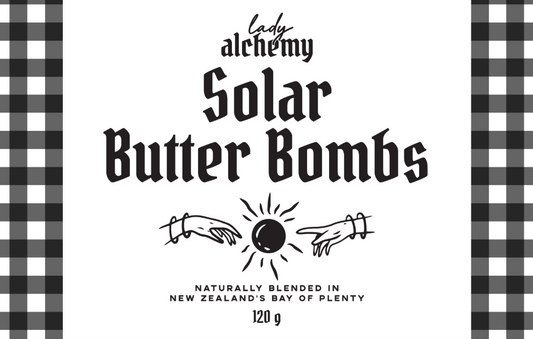 *Solar Butter Bombs - Basil & Tomato, Chook Skin & Sage & Honey Mustard