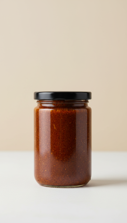 Smoked Harissa Chutney Glass Jar